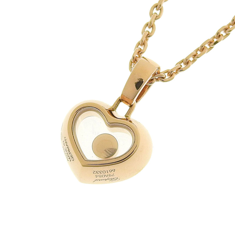Chopard 18K gold Floating Happy Diamonds Heart Love Pendant Necklace no  Chain | eBay